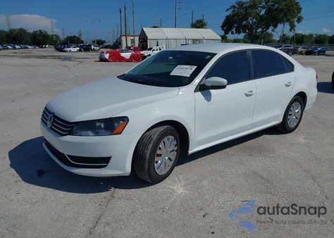 2015 Volkswagen Passat 1.8T S from USA, damaged, VIN 1VWAS7A33FC073416